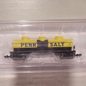Bachmann N Scale PENNSALT 3 Dome Tank Car